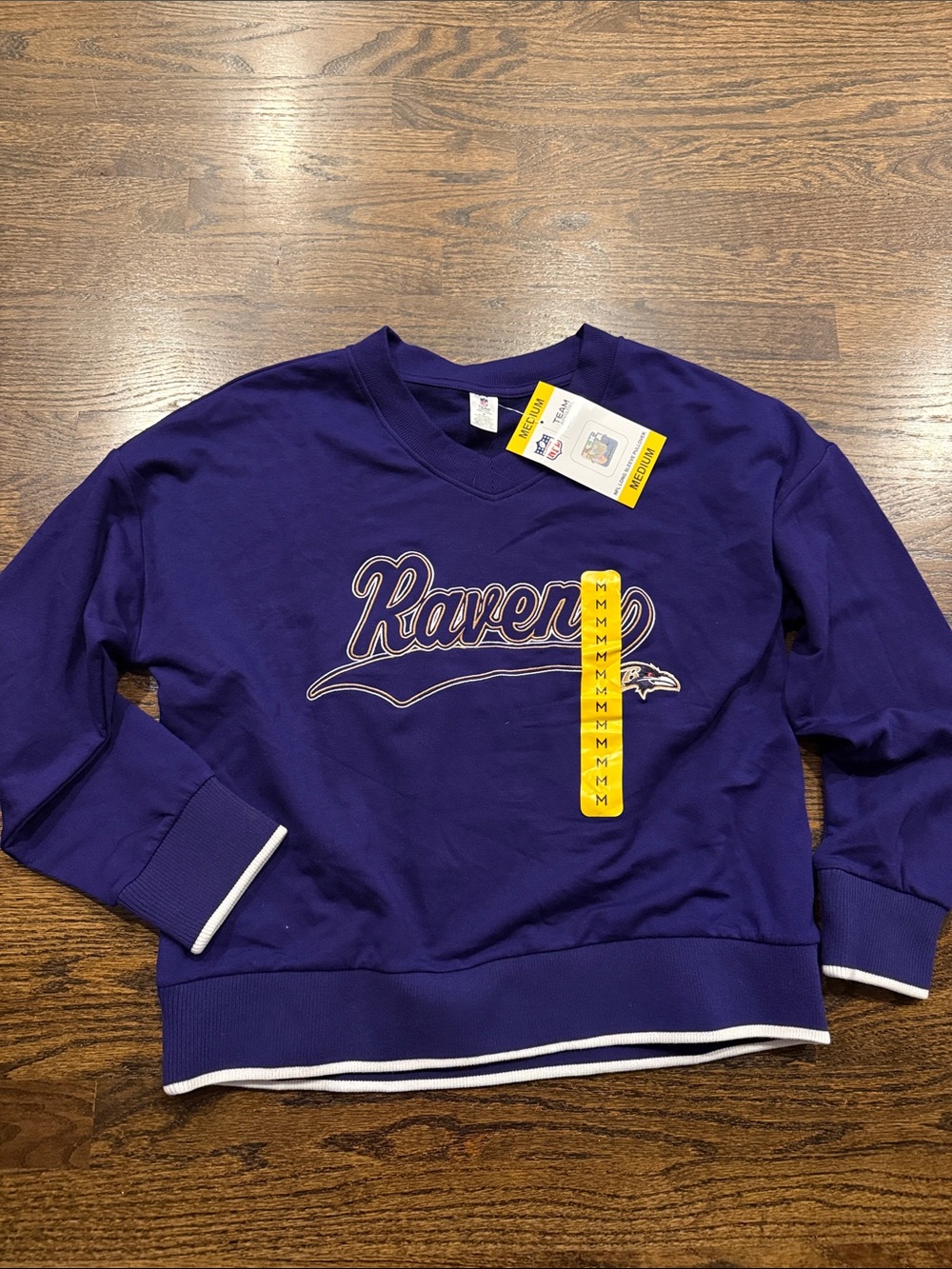 Baltimore Ravens Purple Crewneck Sweater woman’s nfl medium